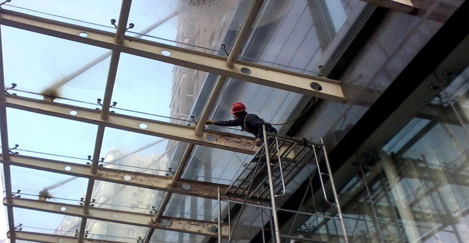 萬達(dá)廣場外立面為之煥然一新