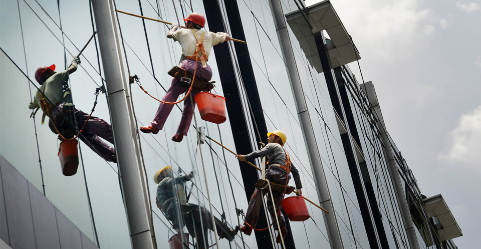 萬達(dá)廣場外立面為之煥然一新